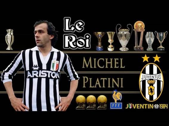 Michel Platini The King Juventus FC Fan Art Photo Wallpaper