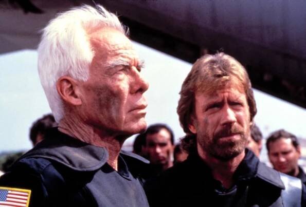 THE DELTA FORCE, Lee Marvin, Chuck Norris, 1986