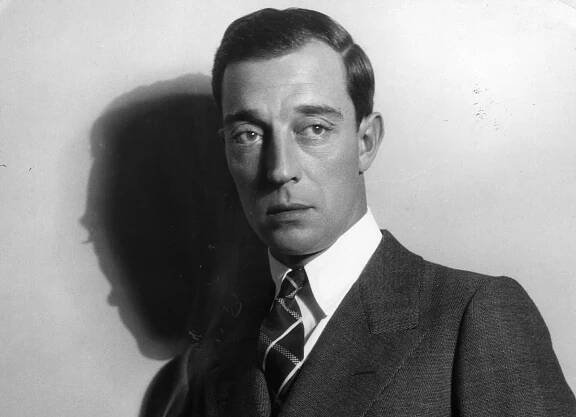 Buster Keaton in suit 
