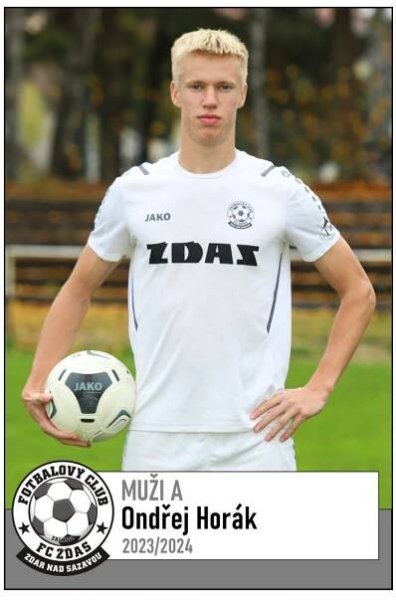 Profil hráče Ondřej Horák | FC Žďas Žďár nad Sázavou