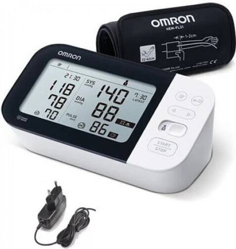Omron M7 Intelli IT Afib + Zdroj, set