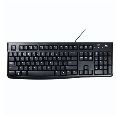 Logitech K120, Wired USB, US layout, Black Klávesnice - 1380284
