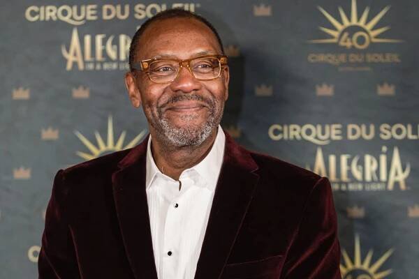 Sir Lenny Henry at the Cirque du Soleil Alegria premiere.