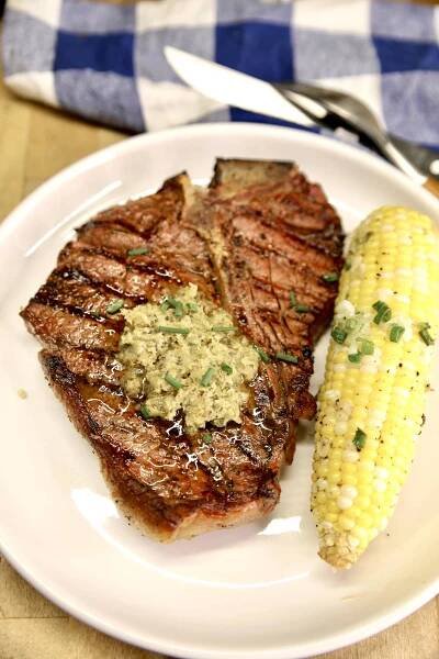 Best steak butter recipe with horseradish and garlic.