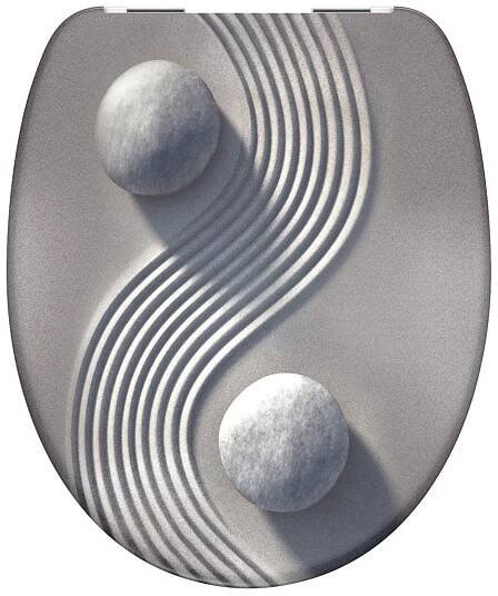 WC prkénko Duroplast Soft Close Ying and Yang 82152
