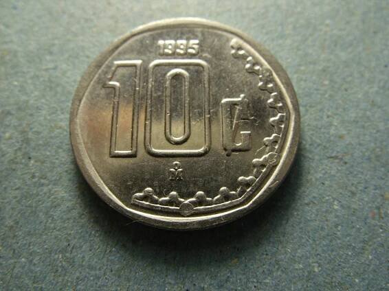 MEXIKO - 10 CENTAVOS z roku 1995 (17 MM)