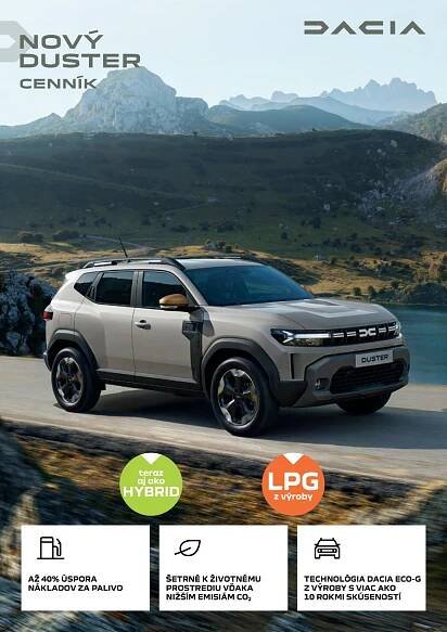 2024 dacia duster cennik.pdf (551 kB) - Katalogy a prospekty - Slovensky (SK)