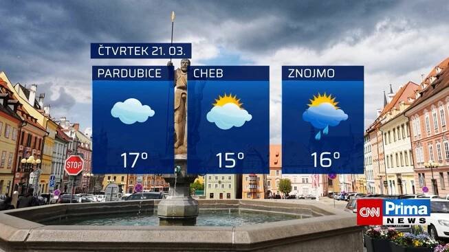 Počasí 21. 3. 2024
