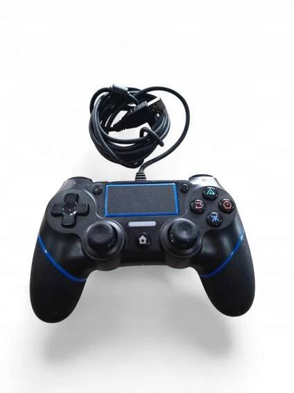 Ovládač pre PS4 Gembird čierny Gamepad s vibráciami pre PS4 a PC