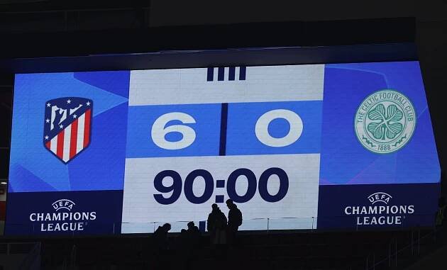 Celtic were thumped in Madrid