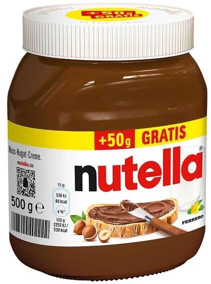 Nutella krém 450g + 50g gratis (500g) (15)