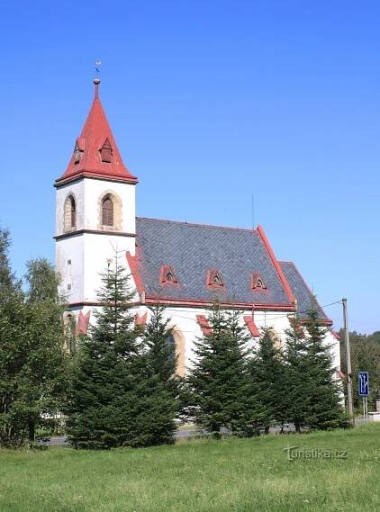 Borová - kostel sv. Kateřiny - Kostel