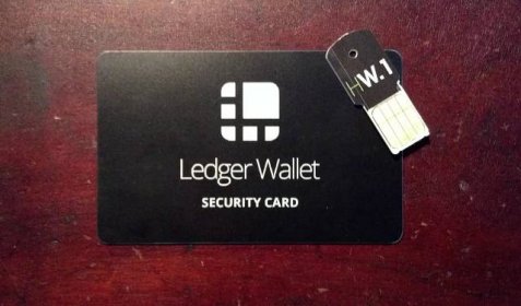The Ledger wallet Security Card: so simple, so key.