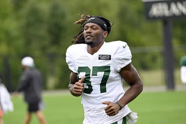 Jets wide receiver Brandon Smith at practice.