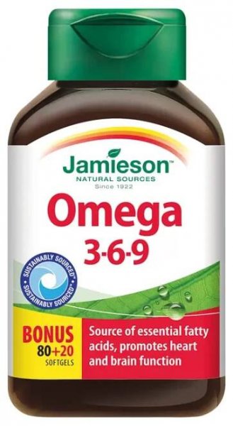 3888_JAMIESON OMEGA 3-6-9 1200MG 100 TOBOLEK
