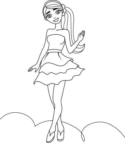 Barbie omalovánky