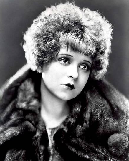 Actress Clara Bow in a scene from the movie "Wine" 