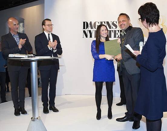 Micael Bindefeld, H.K.H. Prins Daniel, Sara Sommerfeld, Johan Romin och Eva Swartz Grimaldi