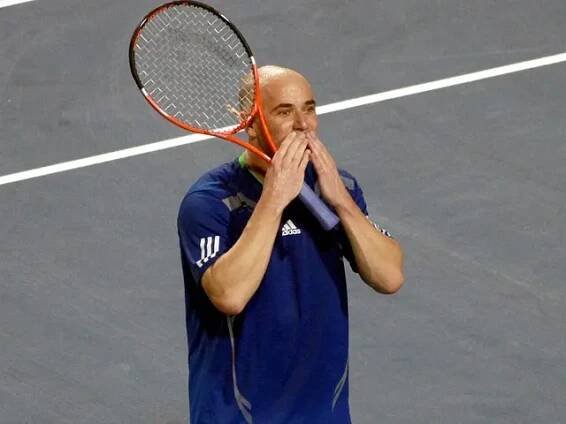 Andre Agassi mezi své úspěchy řadí i olympijské vítězství z Atlanty 1996.