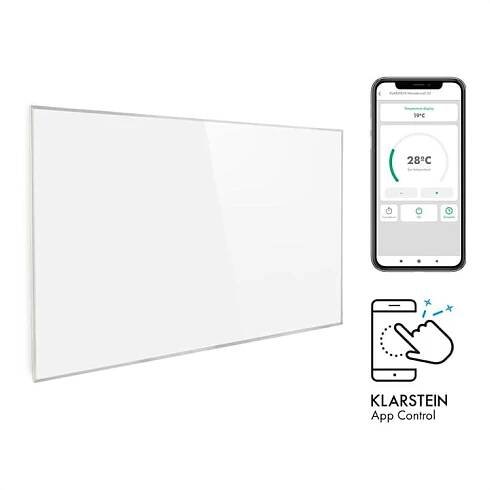 Wonderwall 960 Smart, infračervený ohřívač, 80 x 120 cm, 960 W, týdenní časovač, IP24, bílý 960 W | Bílá