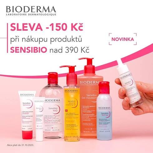 Akce na říjen! Produkty Bioderma Sensibio se slevou 150 Kč - Dermocentrum