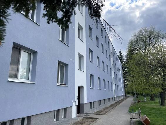 Zateplení bytového domu a přístavba železobetonových lodžií, ul. Švabinského, Kyjov - TOMIreko 