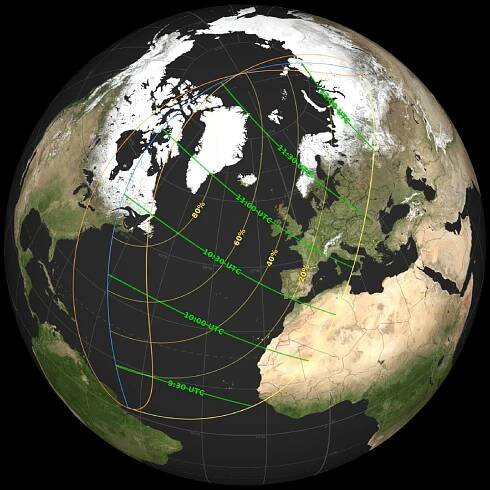 Mapa Eclipse: Bude ve vašem státě viditelné zatmění Slunce 29. března?
