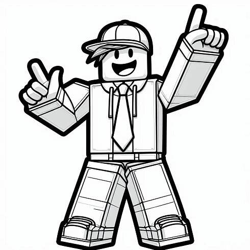 Omalovánka Roblox 45