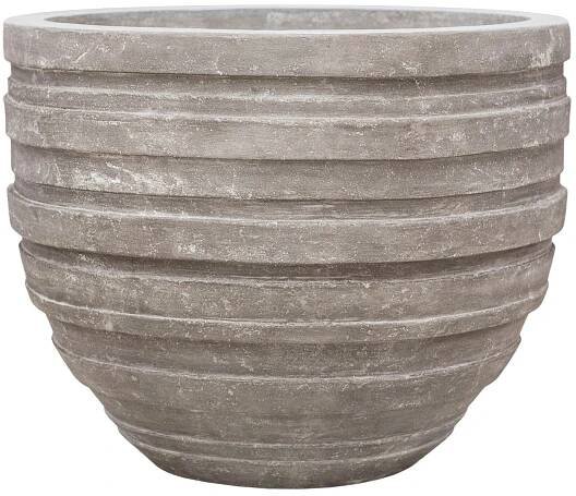 Baq Polystone Coated Junar Couple Raw Grey Ø 90 cm / V 72 cm