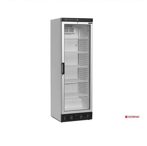 Chladicí skříň FS 1380, 1 prosklené dveře - 345 l - bílá TEFCOLD