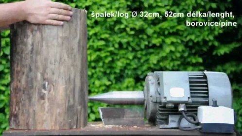 Kuželová štípačka na dřevo - D.I.Y. conical log splitter - plánky ve videu - with plans