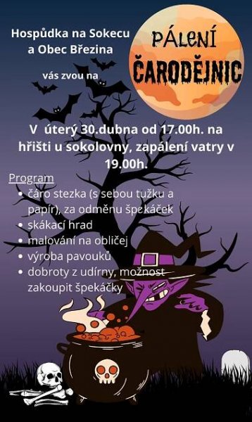 Březinské pálení čarodejnic | obec-brezina.cz