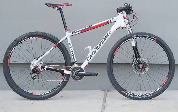 Bazar - Horské kolo Cannondale F29 Carbon 3 (XL) - White