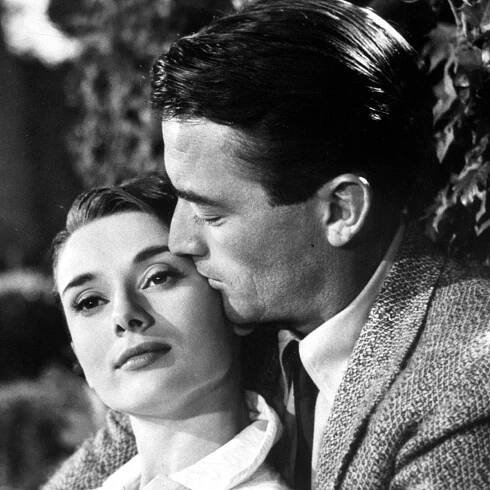 'ROMAN HOLIDAY' WITH 1953, AUDREY HEPBURN, GREGORY PECK