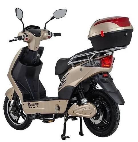 E-FICHTL, sv. zlatý-lesklý s baterií 12 Ah (2022)