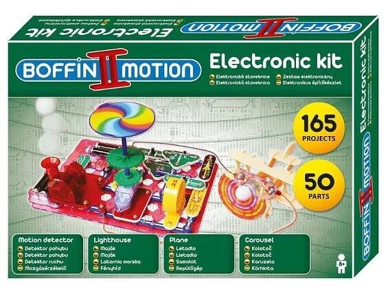 Elektronická stavebnice Boffin II 165 MOTION nejlevněji na trhu za 1 249 Kč. Pouze na Nejlevnější Zboží.cz