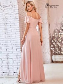 Růžové šaty pro družičku či svatebního hosta "Alisia"