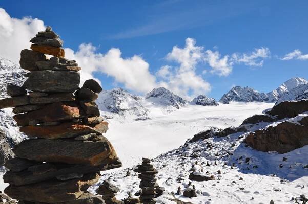 Pitztaler Gletscher: Den Blick schweifen lassen...