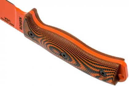 ESEE-6 orange blade, orange/black G-10 3D handle, black sheath 6POR-006 - Survival nože na přežití | KNIFESTOCK