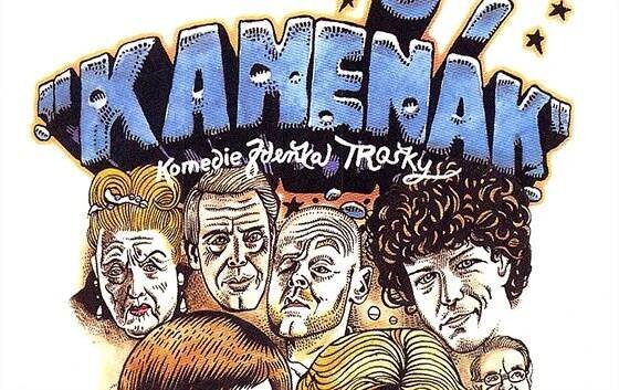 Plakát a DVD obal pro film Kameňák vytvořil Kája Saudek