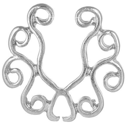 Ženy Sexy Falešný piercing Umělá bradavka Nepiercing Tělové šperky Falešný prsten na bradavce Bez piercingu