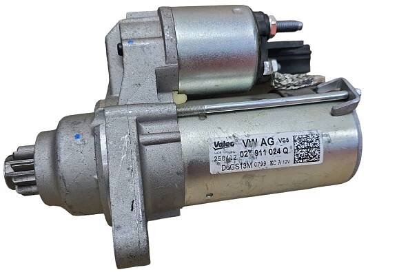 Startér , spouštěč motoru Originál 1,1kW 02T911024Q  , 02T 911 024 Q 