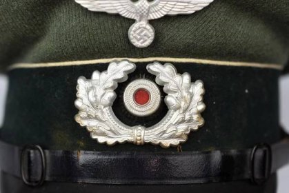Army (Heer) infantry enlisted visor cap ‘Schirmmütze’ - Bevo Militaria - Military antique shop