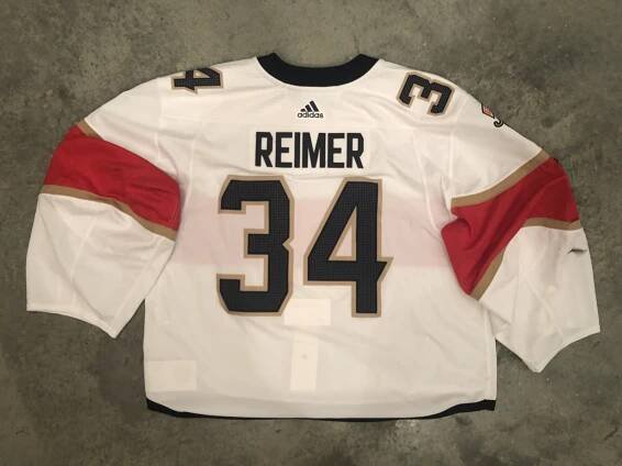 James Reimer Panthers MSD — Game Worn Goalie Jerseys