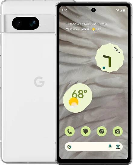 Google Pixel 7a smartphone 128 GB 15.5 cm (6.1 palec) bílá AndroidTM 13 dual SIM