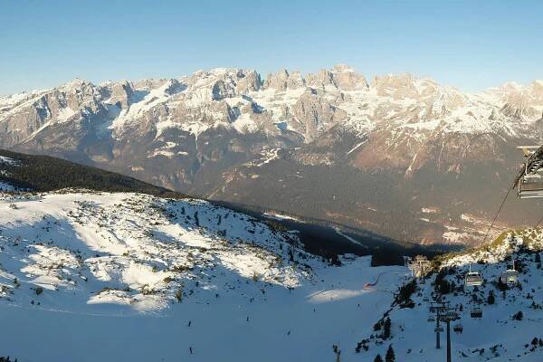 Webcam Paganella Ski - Andalo, rustige skigebieden Italië
