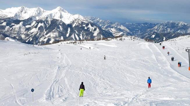 Dolů to sviští jedna báseň - ve ski Hinterstoder