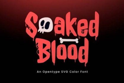 Soaked Blood Font