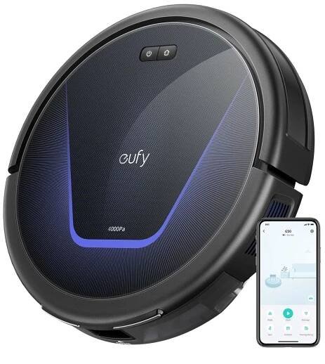ROBOTICKÝ VYSÁVAČ EUFY G50 INTELIGENTNÝ JAZDNÝ MOP SILNÝ 4000PA