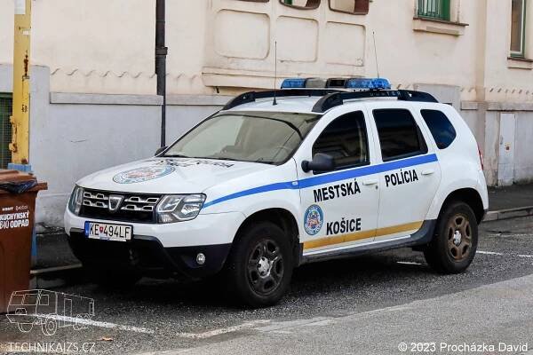 Slovensko - MP Košice - Dacia Duster - TECHNIKAIZS.cz